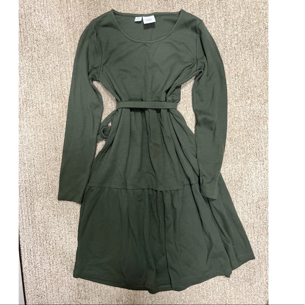 Mamalicious maternity long sleeve dress size medium
